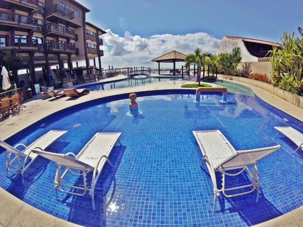 Barra Bali - Apartamento pé na areia na Barra de São Miguel Exterior foto